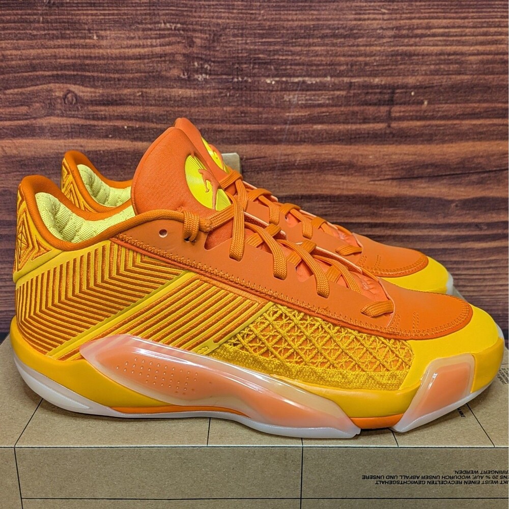 Air Jordan 38 Low Women's 9.5, Men's 8 Dearica Hamby Sunshine Shoes FV3945-700